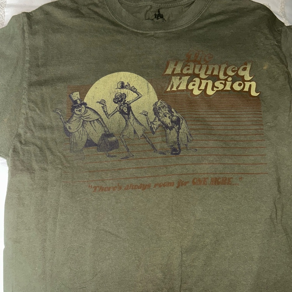 Disney Green Short Sleeve Tee with Vintage Graphic